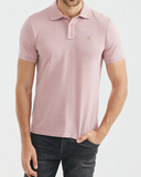 SLIM FIT ICONIC POLO IN PINK