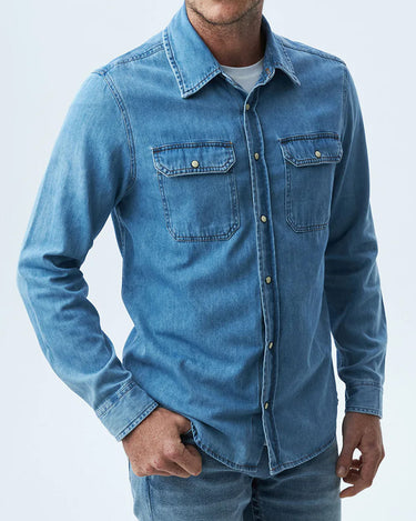 SLIM FIT WESTERN DENIM SHIRT