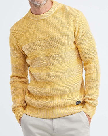 SLIM RETRO SWEATER IN YELLOW