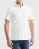 CLASSIC FIT SUMMER SKIPPER POLO IN WHITE