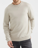 SWEAT-SHIRT À COL ROND EN BEIGE