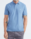 CLASSIC FIT SHORT SLEEVE COTTON POLO IN LIGHT BLUE