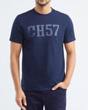 T-SHIRT CLASSIQUE CH57 EN BLEU