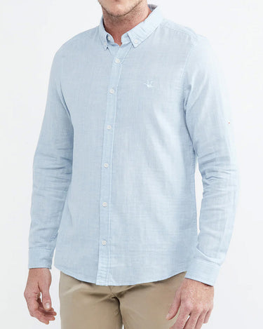 PALE BLUE COTTON SHIRT