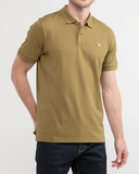 SLIM FIT ICONIC POLO IN GILT