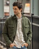 VESTE MILITAIRE EN VERT