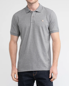SLIM FIT ICONIC POLO IN GRAY