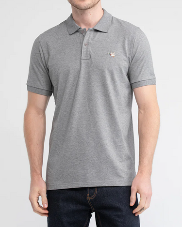 POLO SLIM ICÓNICO EN GRIS