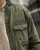 VESTE MILITAIRE EN VERT