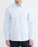 PALE BLUE COTTON OXFORD SHIRT