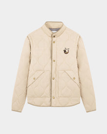 CONVERTIBLE LINING TOGS DOWN JACKET IN BEIGE