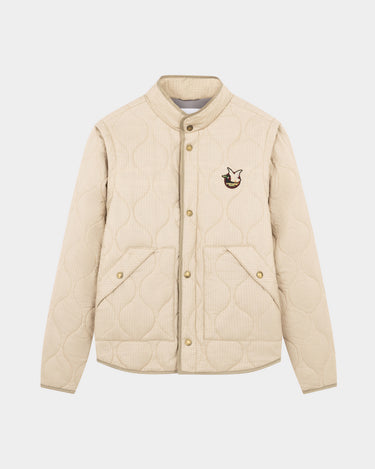 CONVERTIBLE LINING TOGS DOWN JACKET IN BEIGE