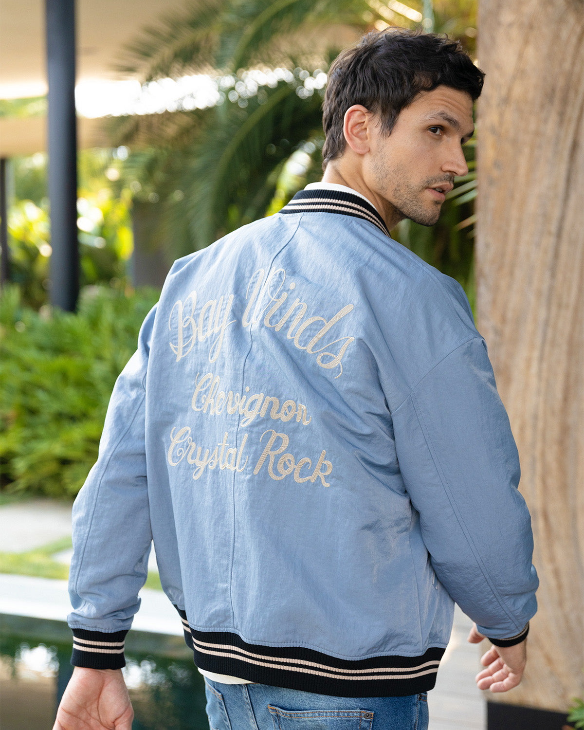 CHAQUETA CRISTAL EN AZUL