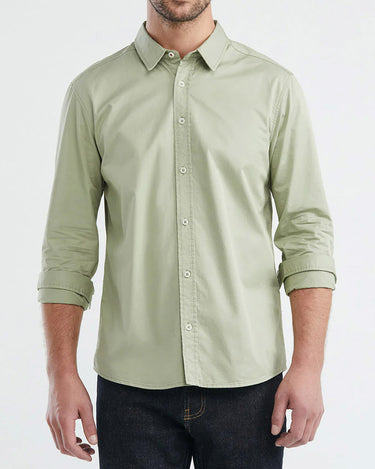 PALE GREEN COTTON SHIRT