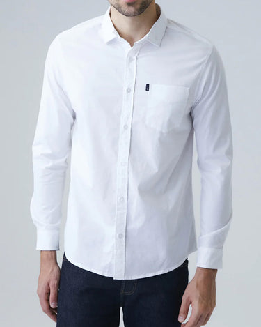 CAMISA DE ALGODÓN EN BLANCO