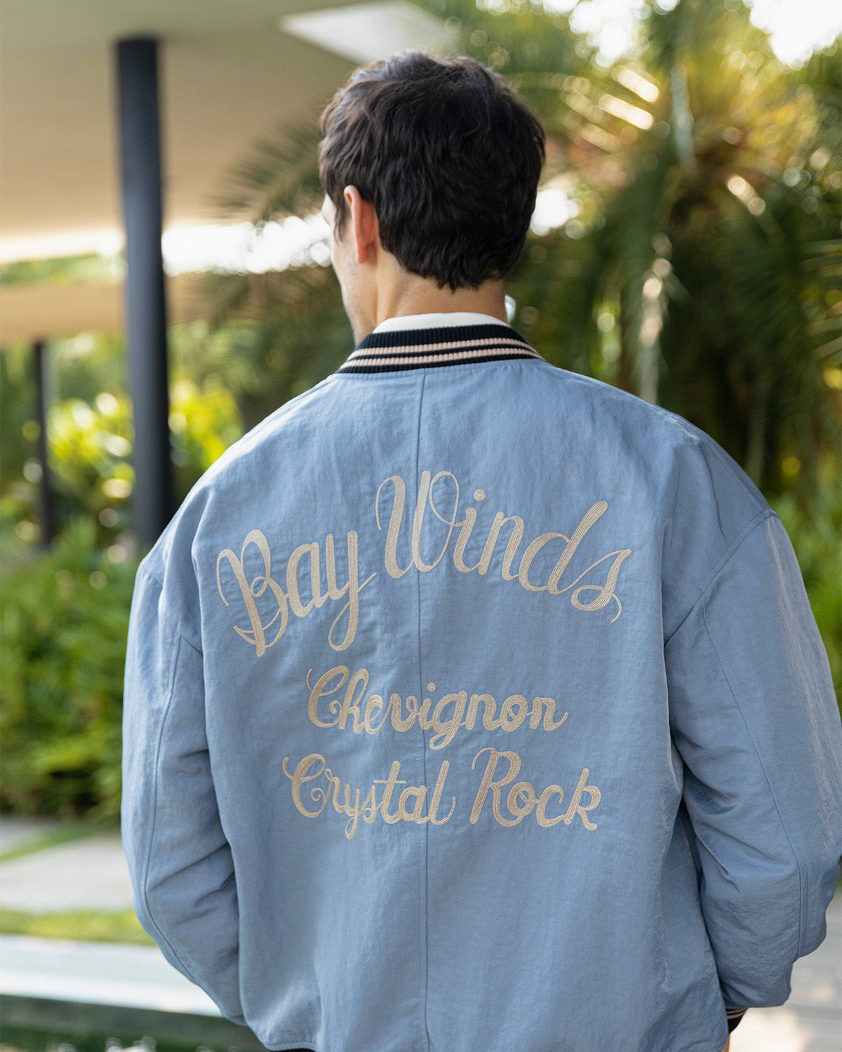 CHAQUETA CRISTAL EN AZUL