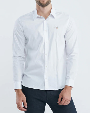 CAMISA OXFORD DE ALGODÓN BLANCA