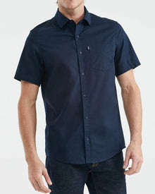 SLIM FIT SHORT-SLEEVE SHIRT IN BLUE