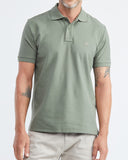 CLASSIC FIT SHORT SLEEVE COTTON POLO IN GREEN