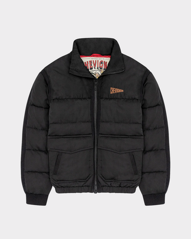 HERITAGE PUFFER JACKET IN BLACK