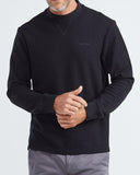 COTTON HERITAGE SWEATER IN BLACK