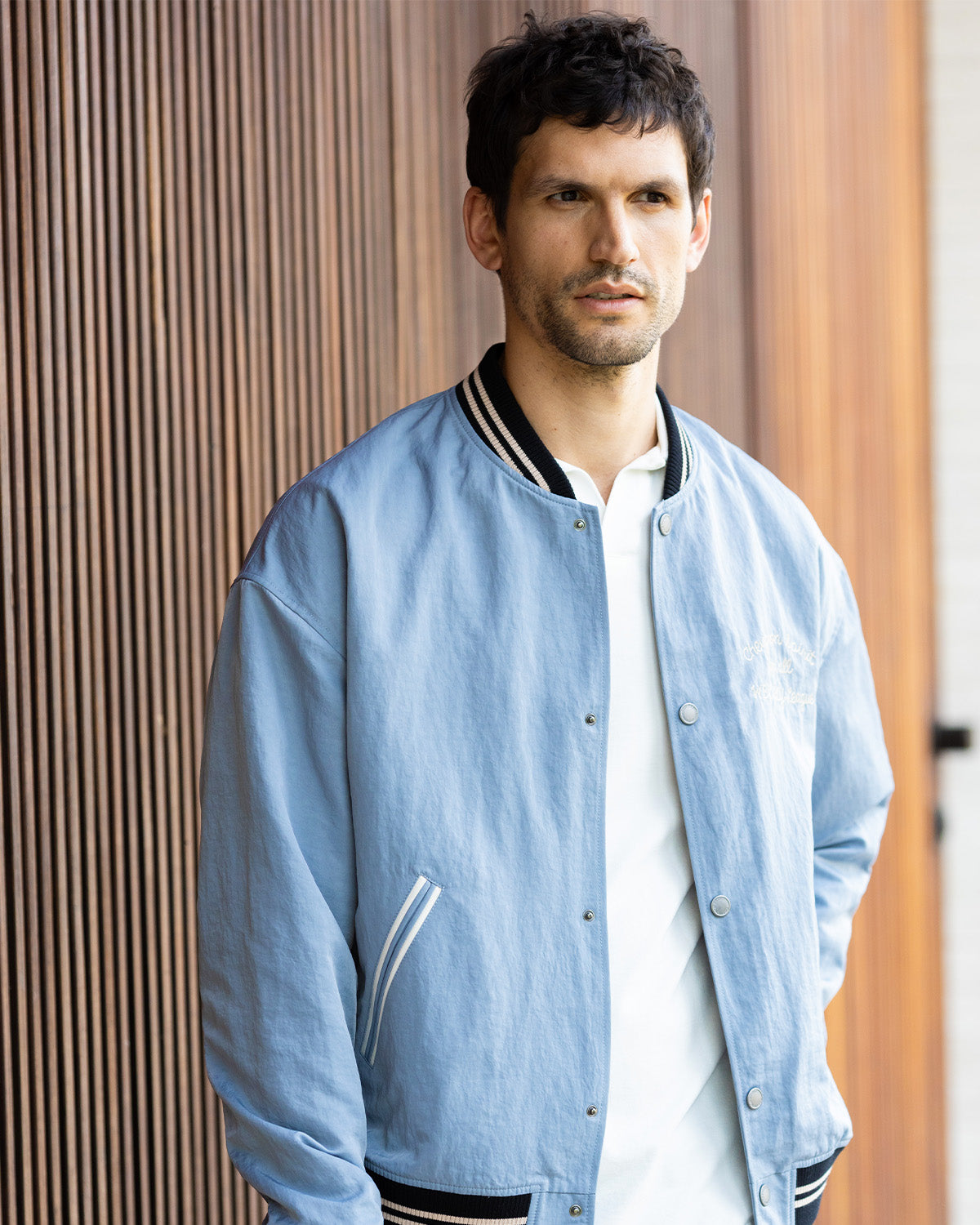 CHAQUETA CRISTAL EN AZUL