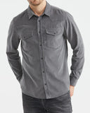 POPLIN SHIRT IN GRAY