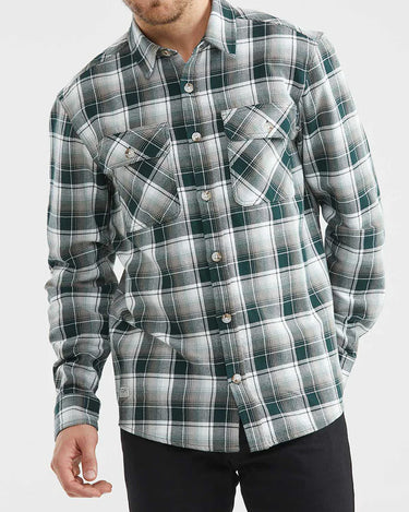 PLAID COTTON SHIRT IN GREEN