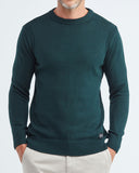 COTTON HERITAGE SWEATER IN GREEN