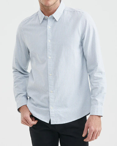 STRIPED PALE BLUE COTTON SHIRT