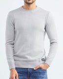 COTTON HERITAGE SWEATER IN GRAY