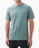 CAMISETA DE ALGODÓN VERDE PÁLIDO