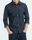 DARK BLUE DENIM SHIRT