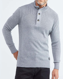 SLIM CASUAL SWEATER IN GRAY