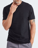 T-SHIRT BASIQUE SLIM EN COTON NOIR