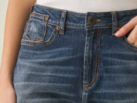 Women's Boy Fit Jeans - Blue