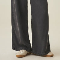 Women's Wide Leg Jeans - Black