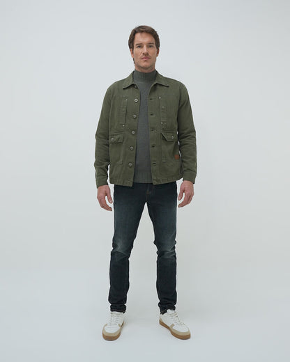 GREEN DENIM JACKET