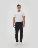 PANTALON CINQ POCHES EN COTON NOIR