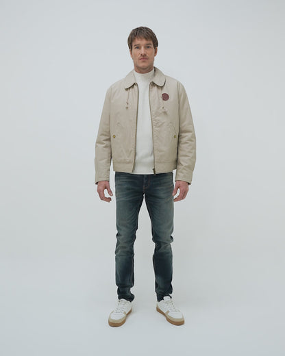 COACH JACKET IN ECRU
