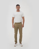 SLIM FIT CHINOS IN KHAKI