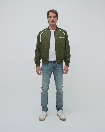 BOWLING TEDDY JACKET IN GREEN