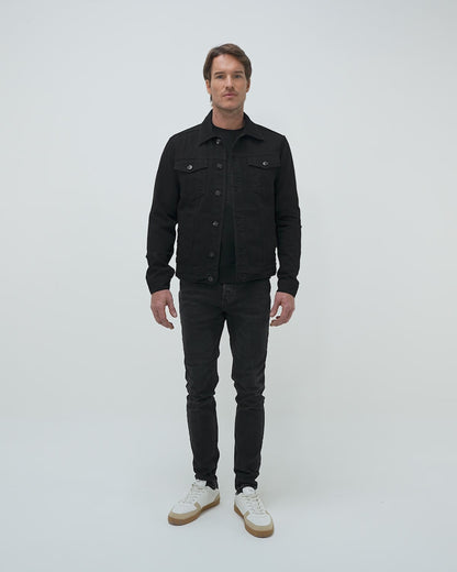 BLACK DENIM JACKET