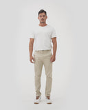 SLIM FIT CHINOS IN ECRU